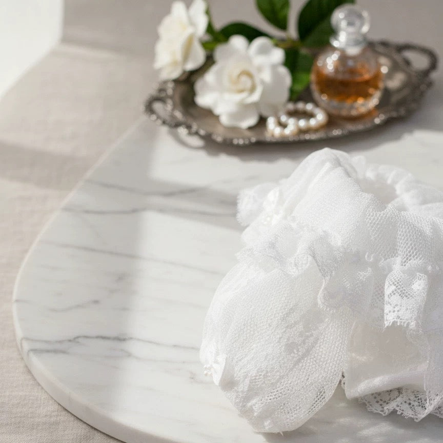 Elsamilu Lace Blossom Ruffle Pet Dress – Elegant Floral Outfit for Small Dogs & Cats