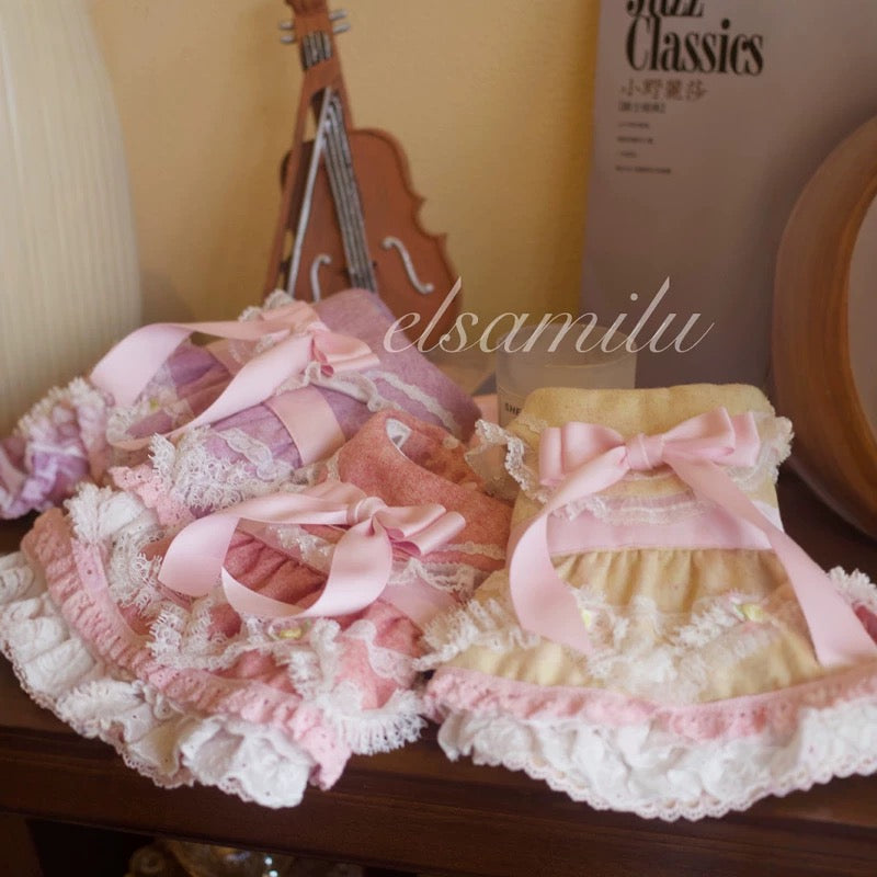 Elsamilu Romantic Purple Pet Dress β Elegant Lace Princess Outfit for Small Dogs & Cats