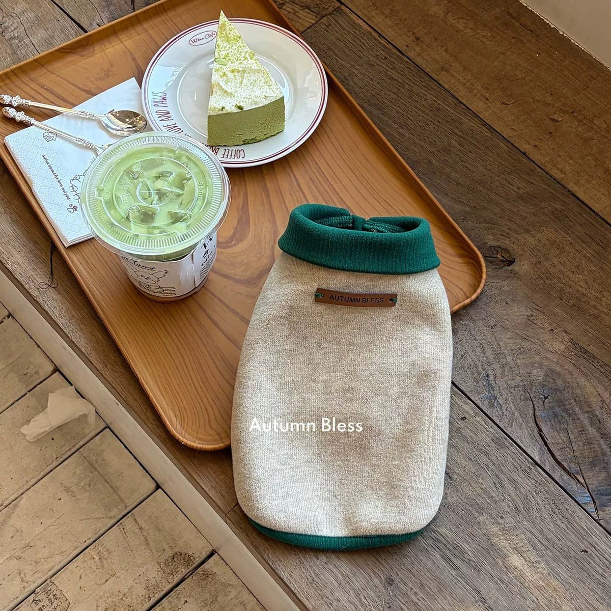 Autumn Bless やわらかウール調 ボンディングニット | Soft Wool-Blend Bonded Knit Sweater