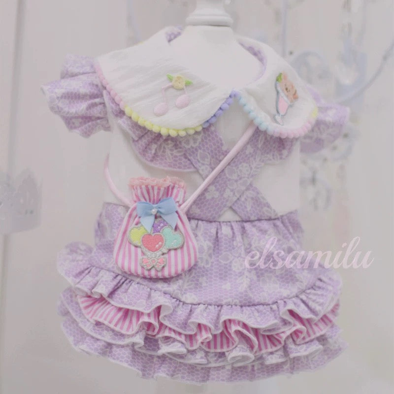 Elsamilu スウィートベアー アイスクリームプリンセスドレス