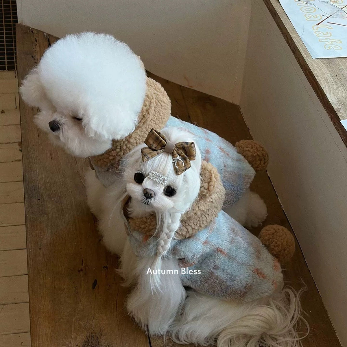 Autumn Bless ベアボア フーディーコート | Teddy Bear Sherpa Hoodie Coat
