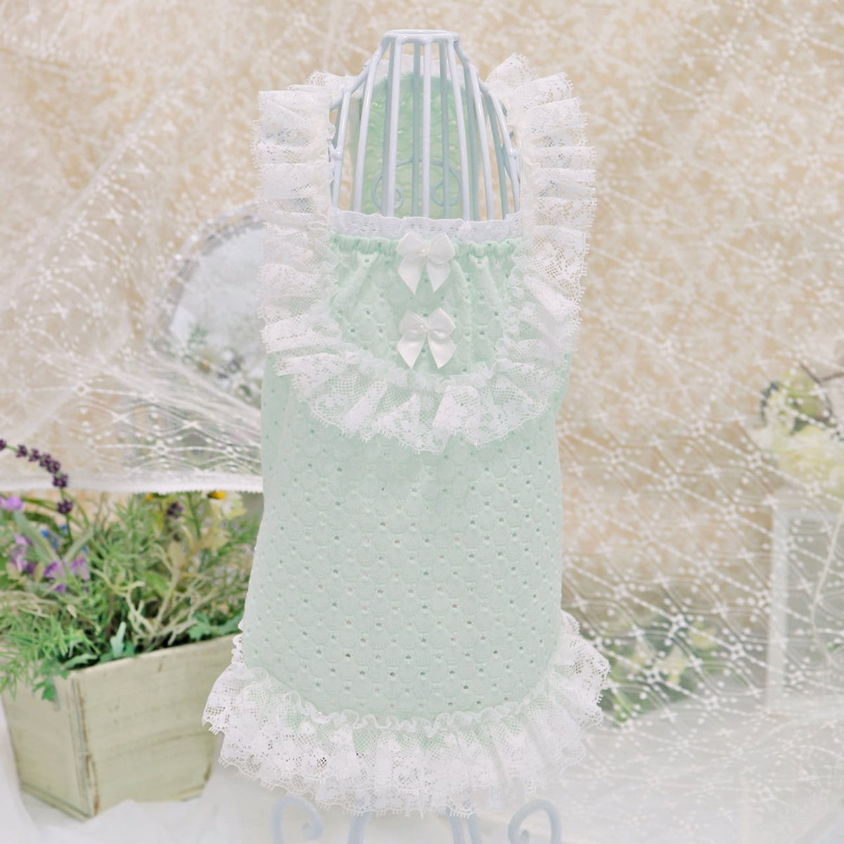TaniWina Macarons Color Lace Vest Pet Clothes for Small Dog | Maltese Yorkshire  Poodle Shihzu