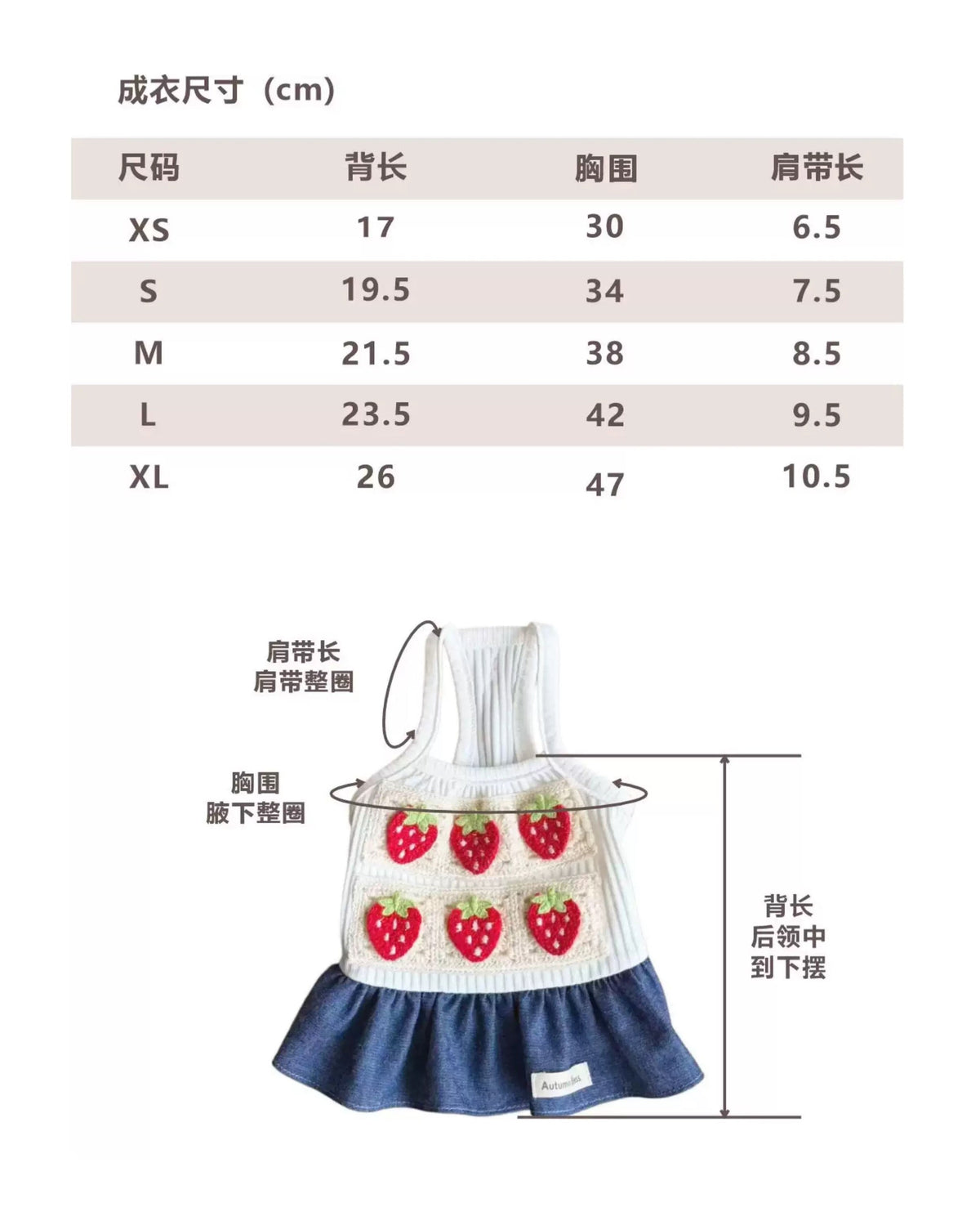 Autumn Bless ストロベリーピクニックワンピース