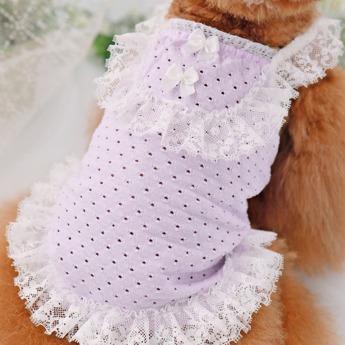 TaniWina Macarons Color Lace Vest Pet Clothes for Small Dog | Maltese Yorkshire  Poodle Shihzu