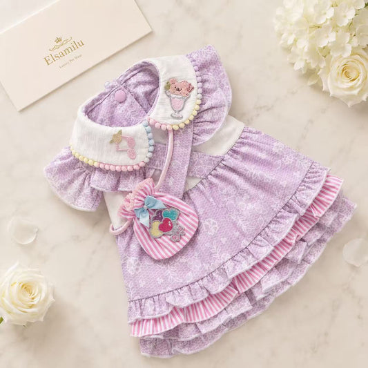 Elsamilu Sweet Bear Ice Cream Princess Dress